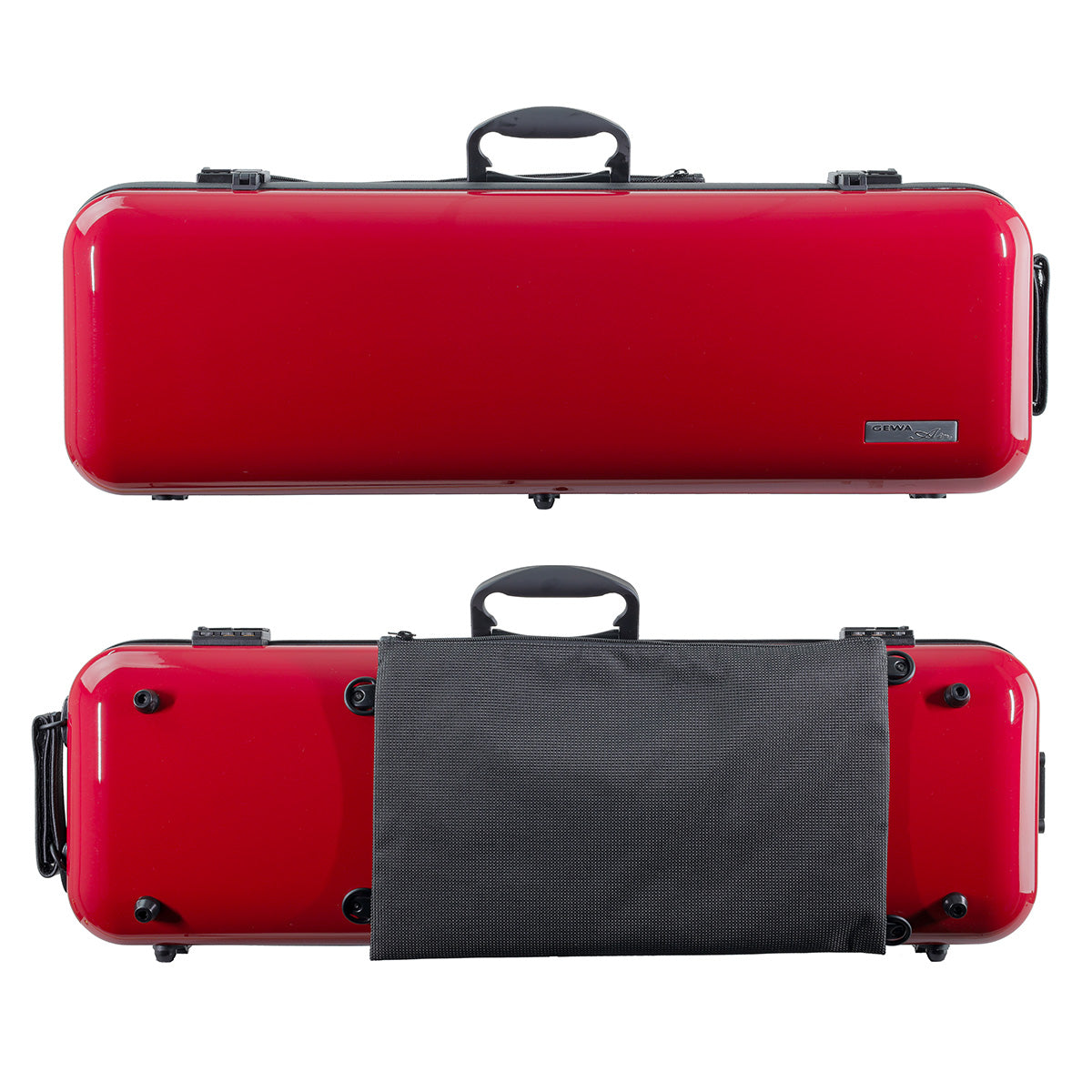 GEWA Air 2.1 Oblong Violin Case with Subway Handle Red Gloss 4/4