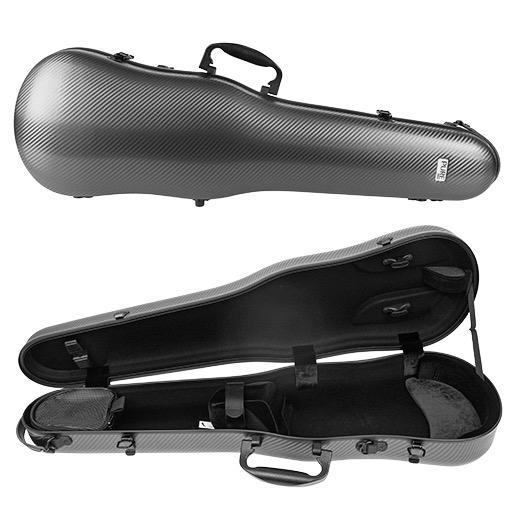 GEWA Pure Polycarbonate Shaped 1.8 Violin Case Grey