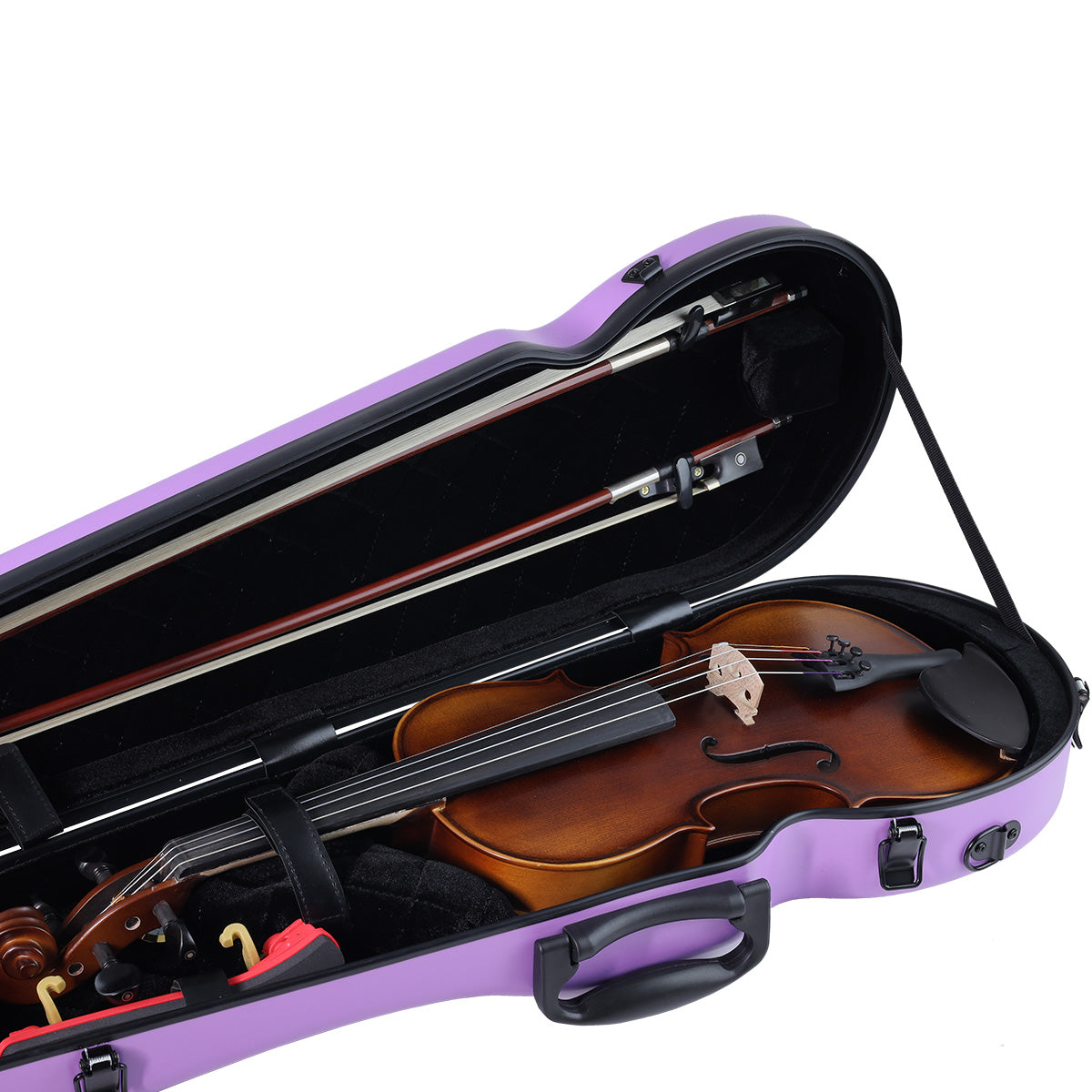 ART Shaped Violin Case 4/4-3/4 Amethyst Purple