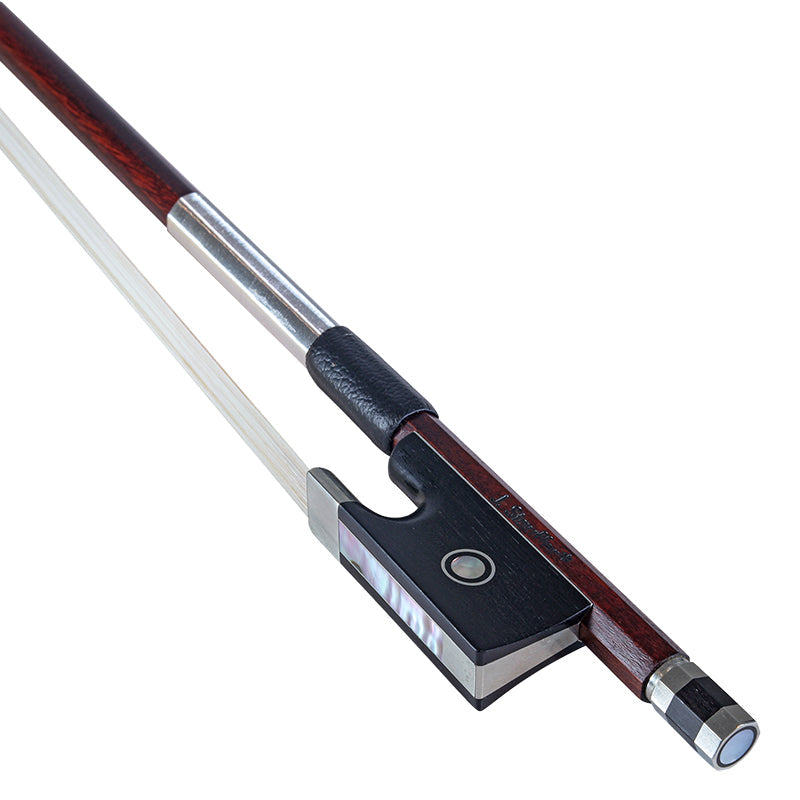 J.Stauffer* Pernambuco Round Violin Bow with Parisian Eye