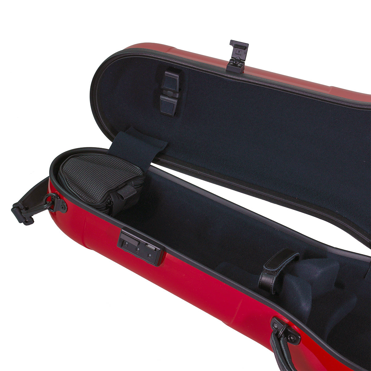 GEWA Air 2.0 Shaped Adjustable Viola Case with Subway Handle Red Gloss 13"-17"