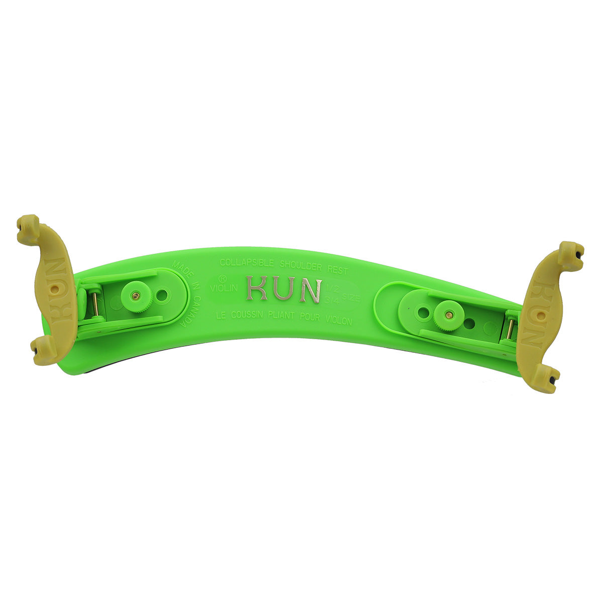 Kun Junior Collapsible Violin Shoulder Rest 3/4-1/2 Atomic Green