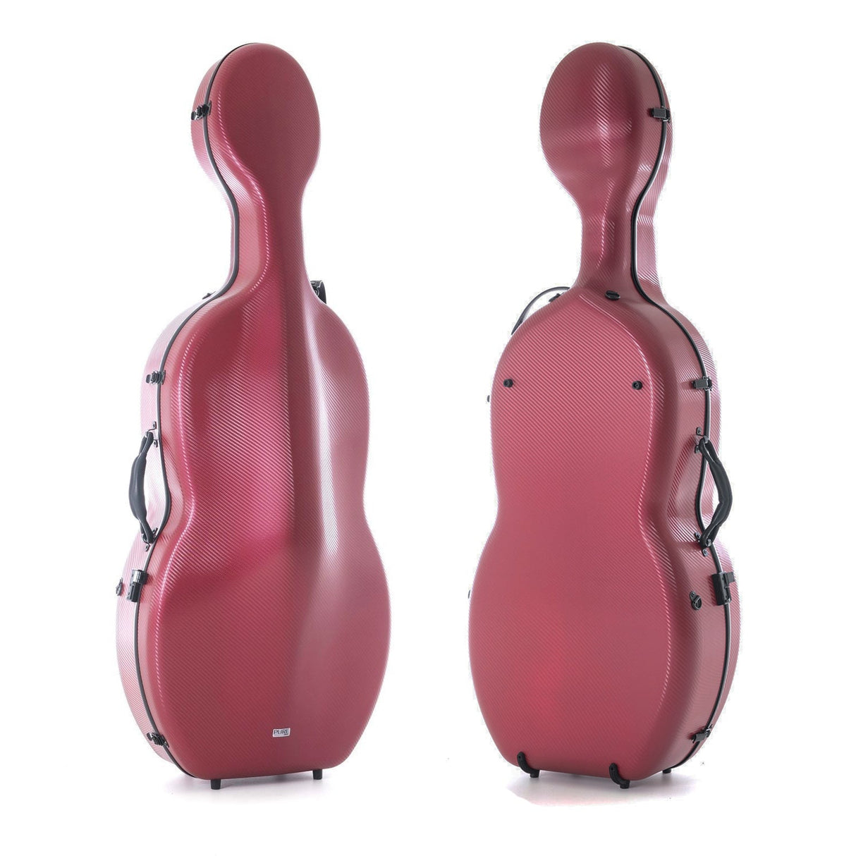 GEWA Pure Polycarbonate 4.8 Cello Case with Wheels Red