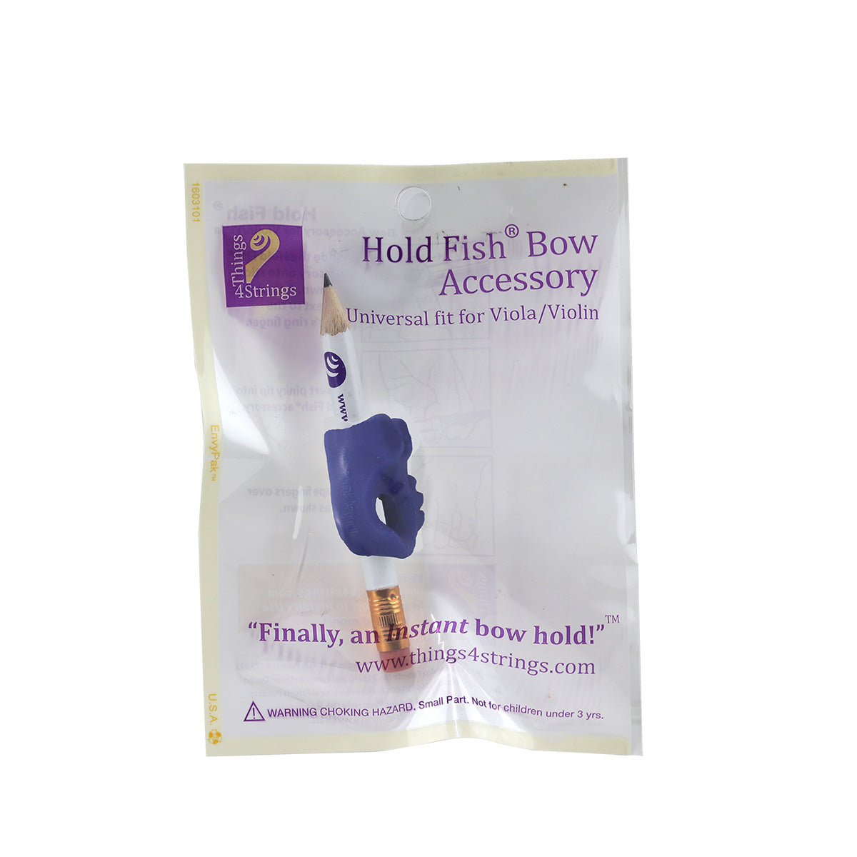 Things 4 Strings Bow Hold Fish Bright Blue