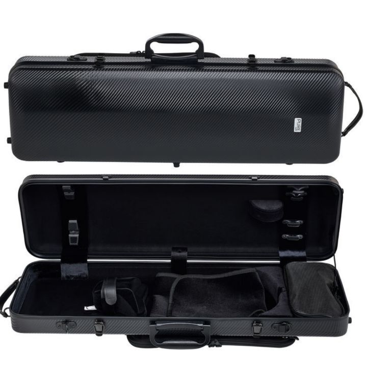 GEWA Pure Polycarbonate Oblong 2.4 Violin Case Black