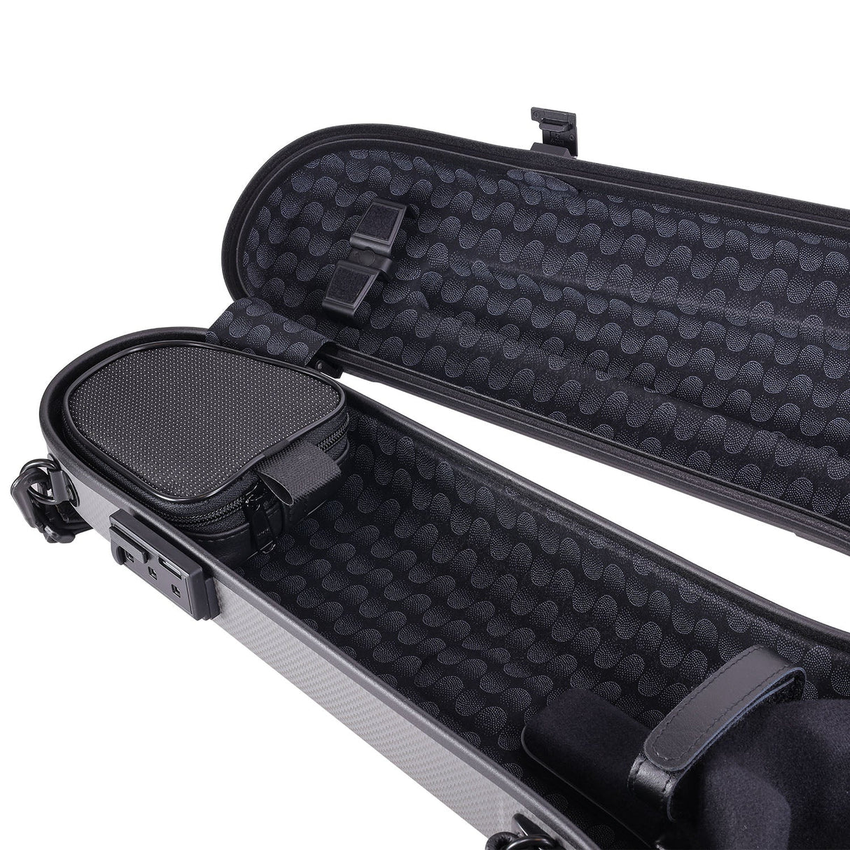 GEWA Luthier Shaped Violin Case Grey with Subway Handle