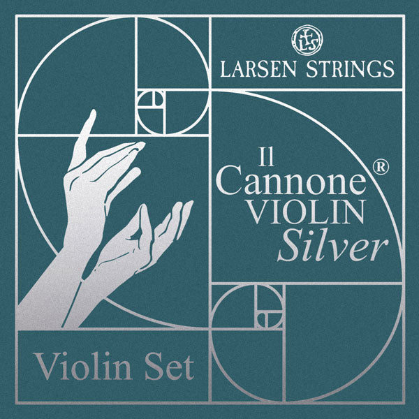 Larsen Il Cannnone Silver Violin String Set 4/4
