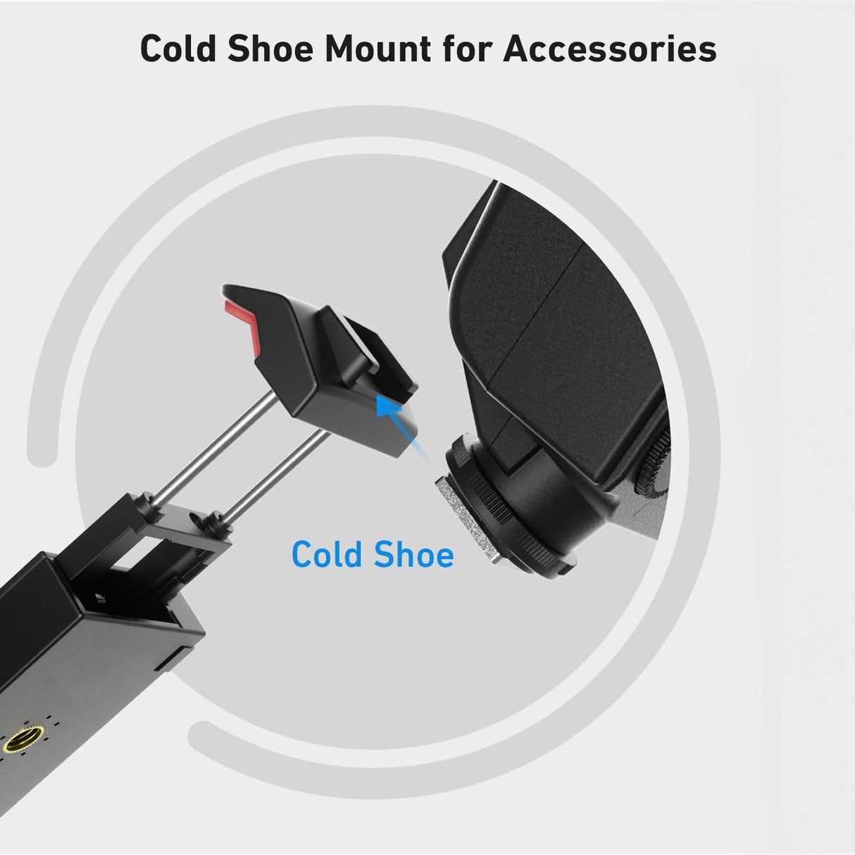 Music Stand Accessory - KraftGeek Bravo Phone/Tablet Mount, Black