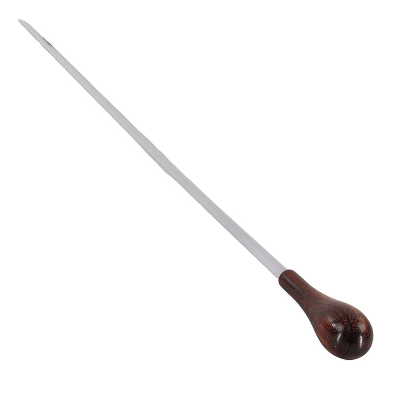 Takt White Conductors Baton with Pear Shaped Tintul Handle 15"