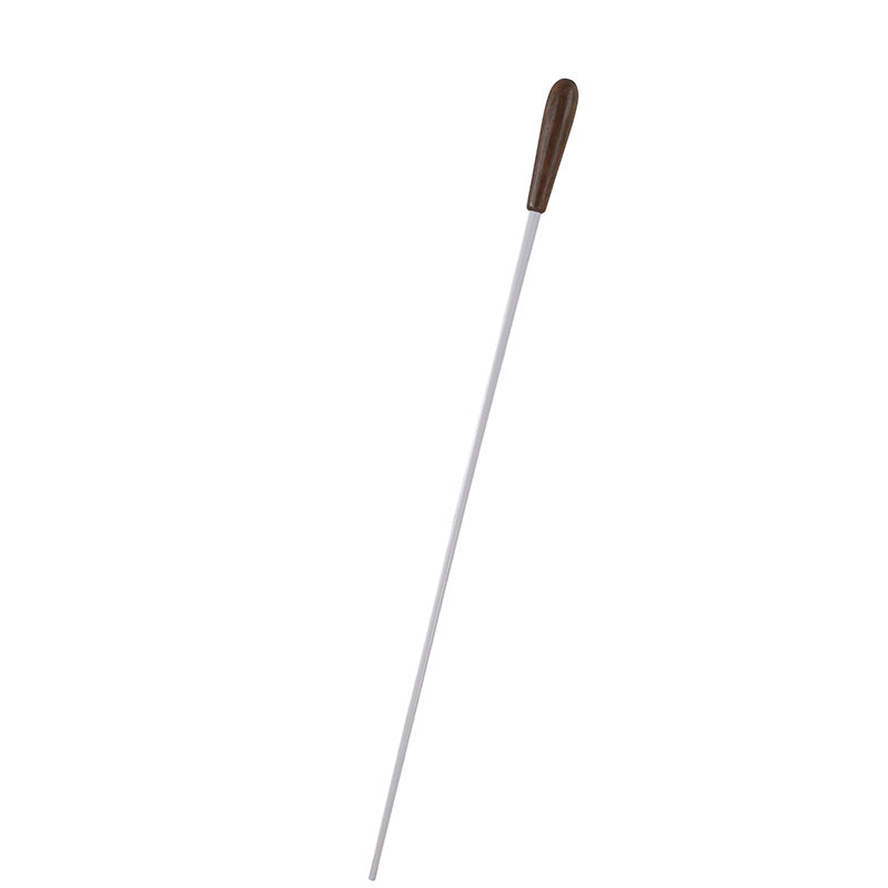 Takt White Conductors Baton with Small Plain Laurel Handle 13"