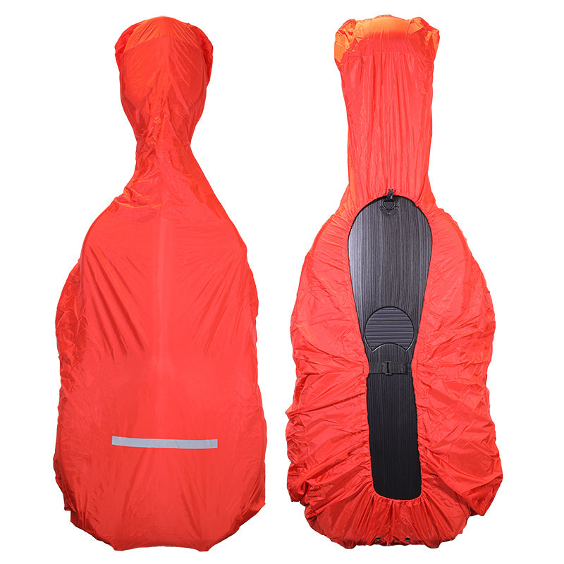 Kreisler Cello Case Rain Cover Red