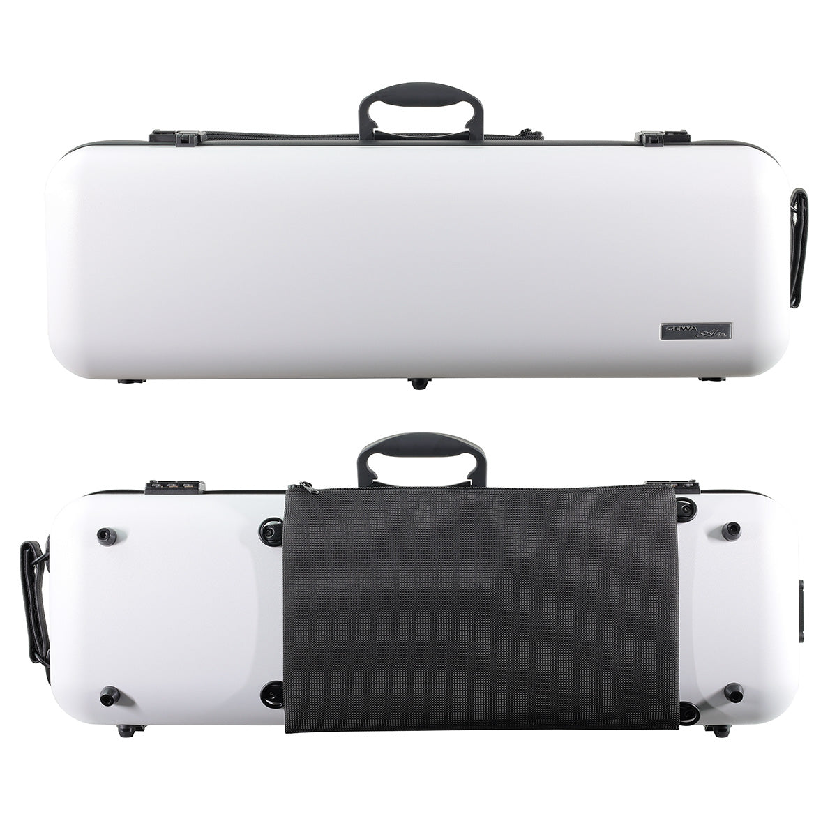 GEWA Air 2.1 Oblong Violin Case with Subway Handle White Matte 4/4