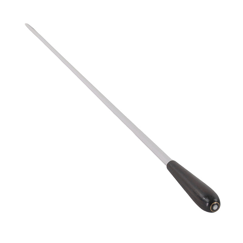 Takt White Conductors Baton with Small Rosewood Handle and Mother-of-Pearl Parisian Eye 13"