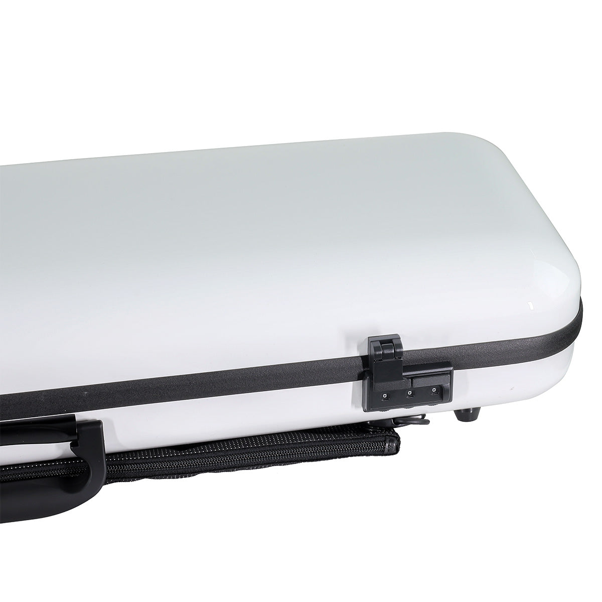 GEWA Air 2.1 Oblong Violin Case with Subway Handle White Gloss 4/4