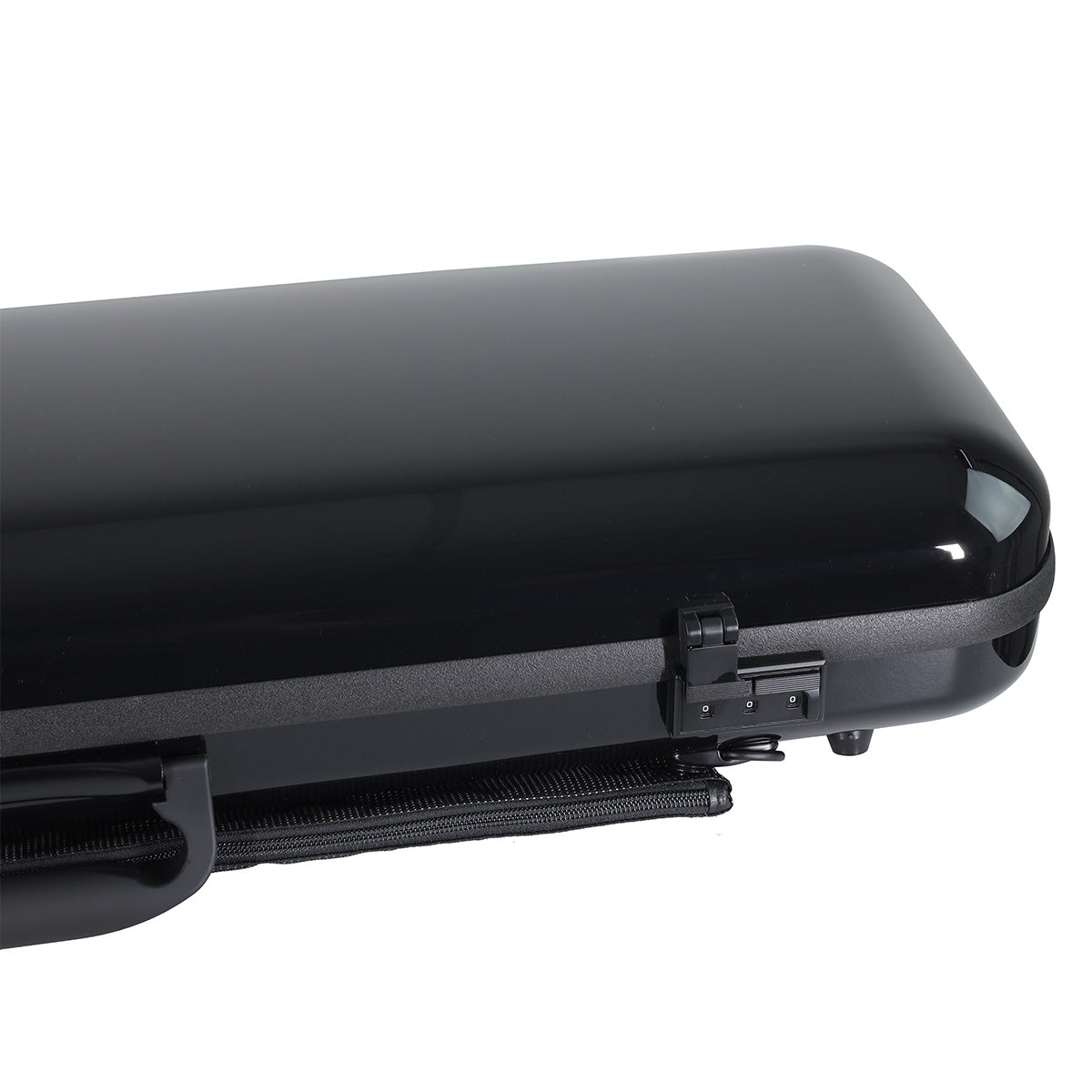 GEWA Air 2.1 Oblong Violin Case with Subway Handle Black Gloss 4/4