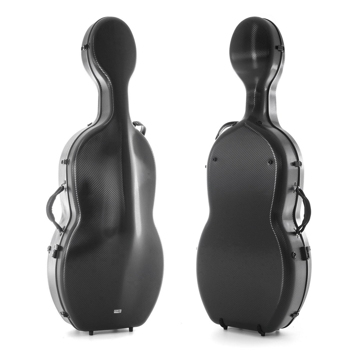 GEWA Pure Polycarbonate 4.8 Cello Case with Wheels Black