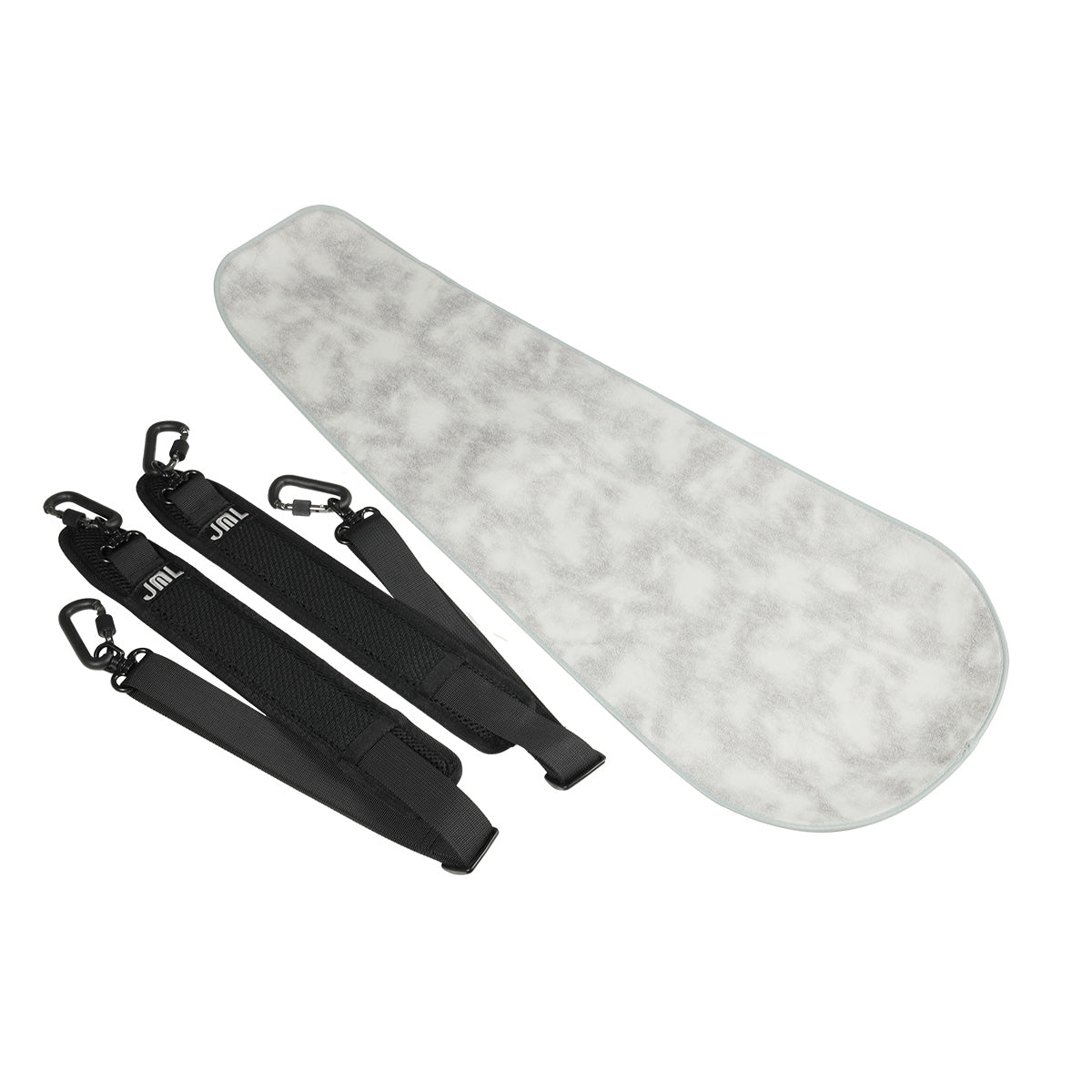 JML Carbon Fibre Adjustable 1.7 Arrow Viola Case Silver 15-16.5"