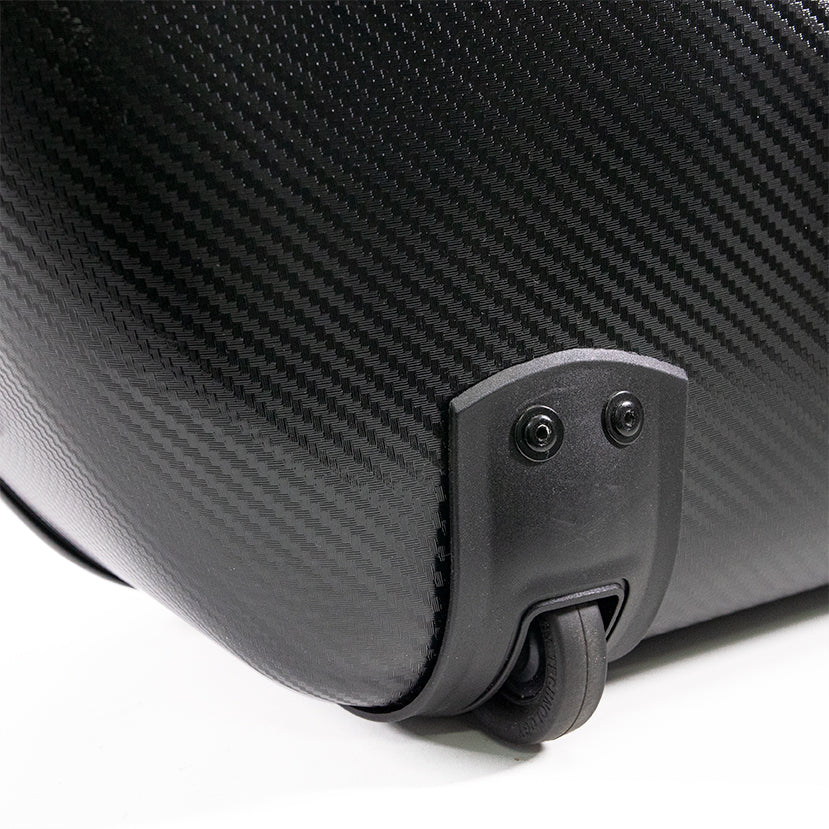 GEWA Pure Polycarbonate 4.8 Cello Case with Wheels Black