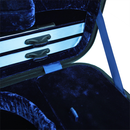 GEWA Liuteria Maestro Oblong Violin Case Black/Blue