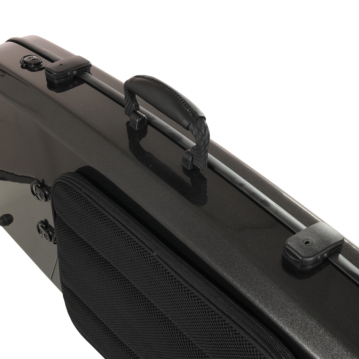 JML Carbon Fibre Adjustable 2.3 Oblong Viola Case Black 15-16.5"