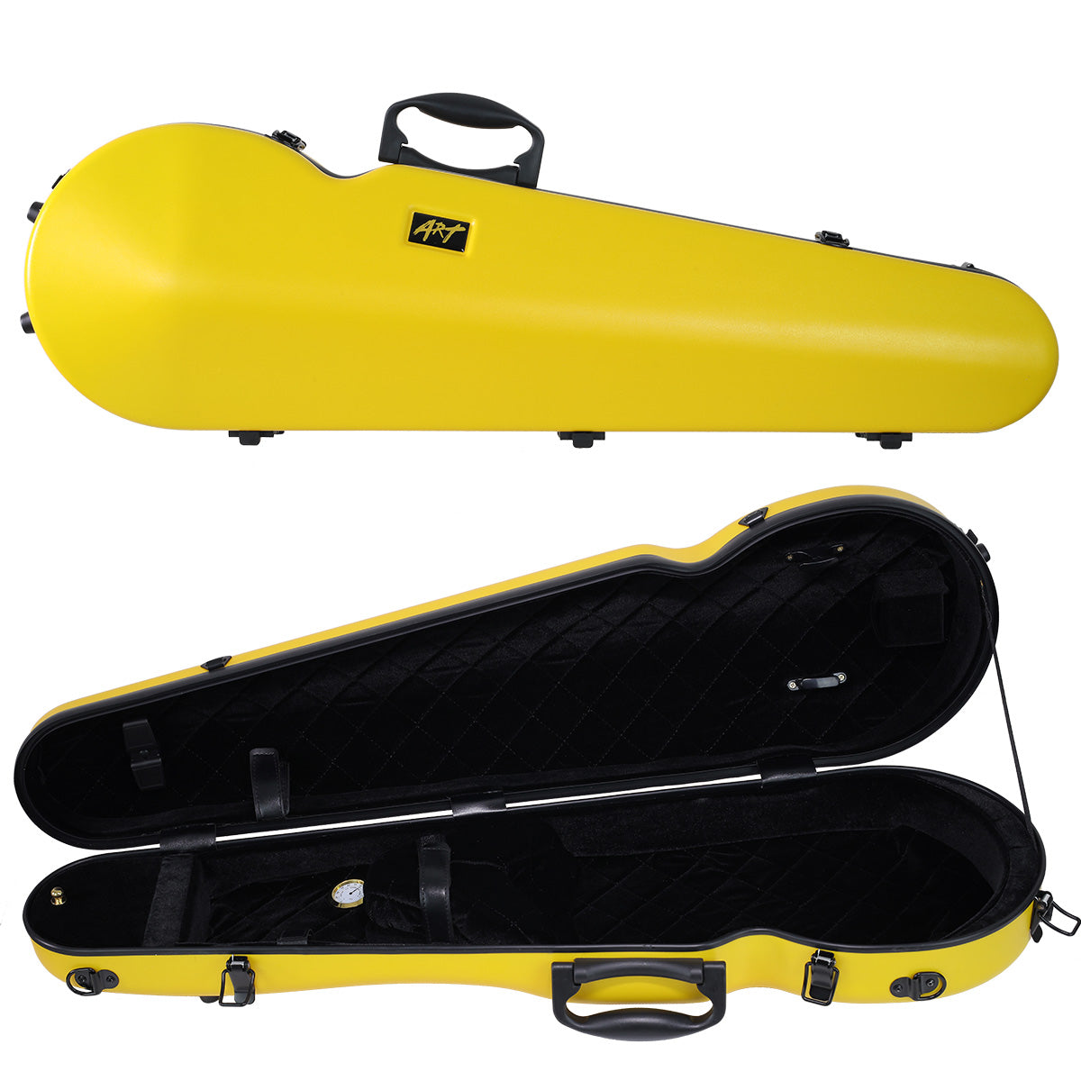 ART Shaped Violin Case 4/4-3/4 Canary Yellow