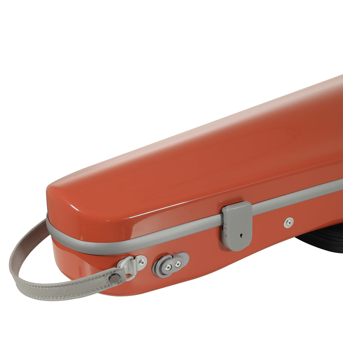 JML Carbon Fibre Adjustable 1.7 Arrow Viola Case Flora Orange 15-16.5"