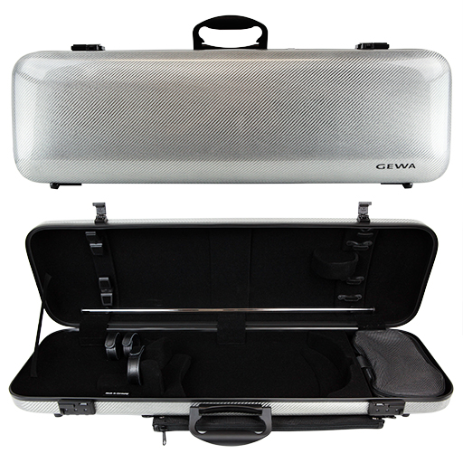 Violin Case - Gewa Idea 2.0, Silver Carbon, 4/4 - Special Order Only