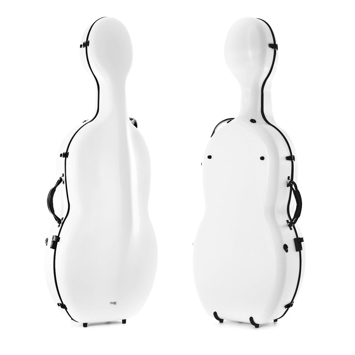GEWA Pure Polycarbonate 4.8 Cello Case with Wheels White