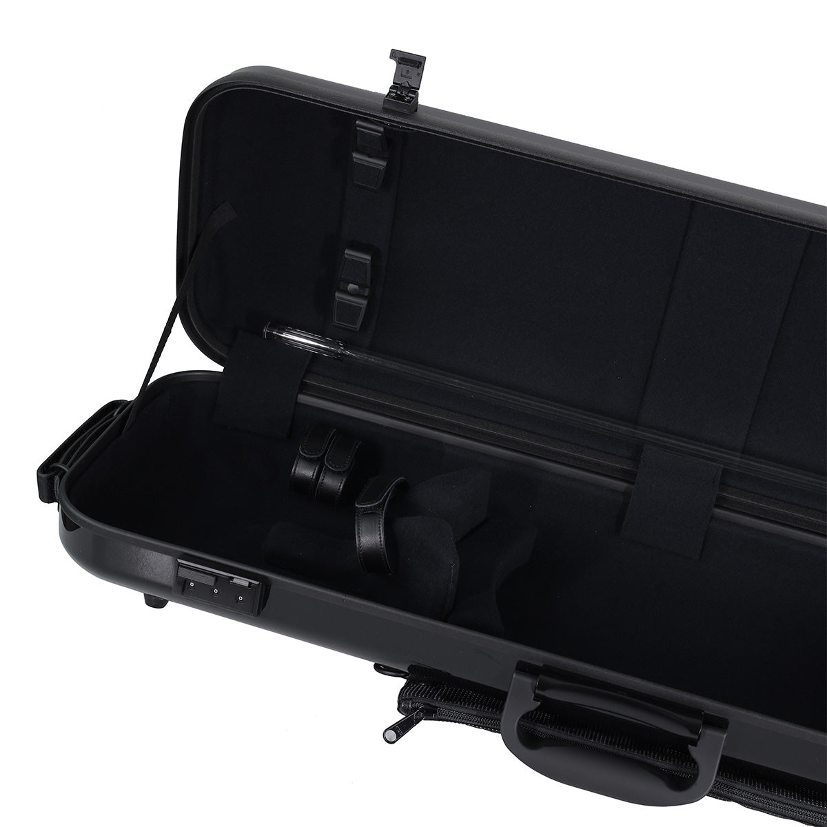 GEWA Air 2.1 Oblong Violin Case with Subway Handle Black Gloss 4/4