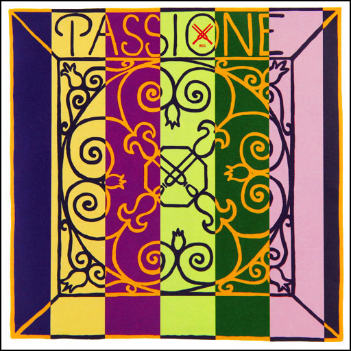 Pirastro Passione Violin, D #13.5 (Straight), 4/4