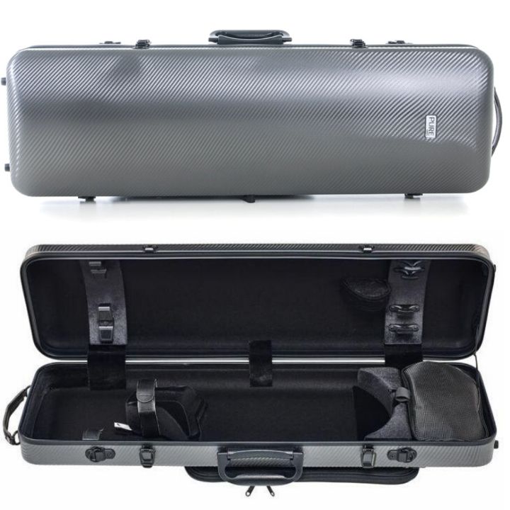 GEWA Pure Polycarbonate Oblong 2.4 Violin Case Grey