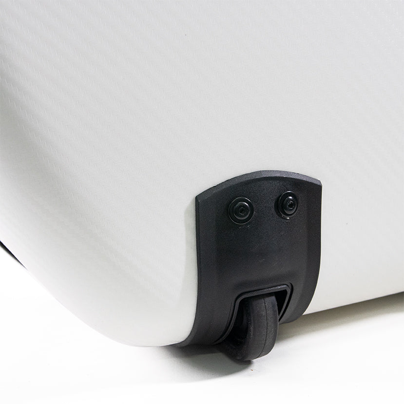 GEWA Pure Polycarbonate 4.8 Cello Case with Wheels White