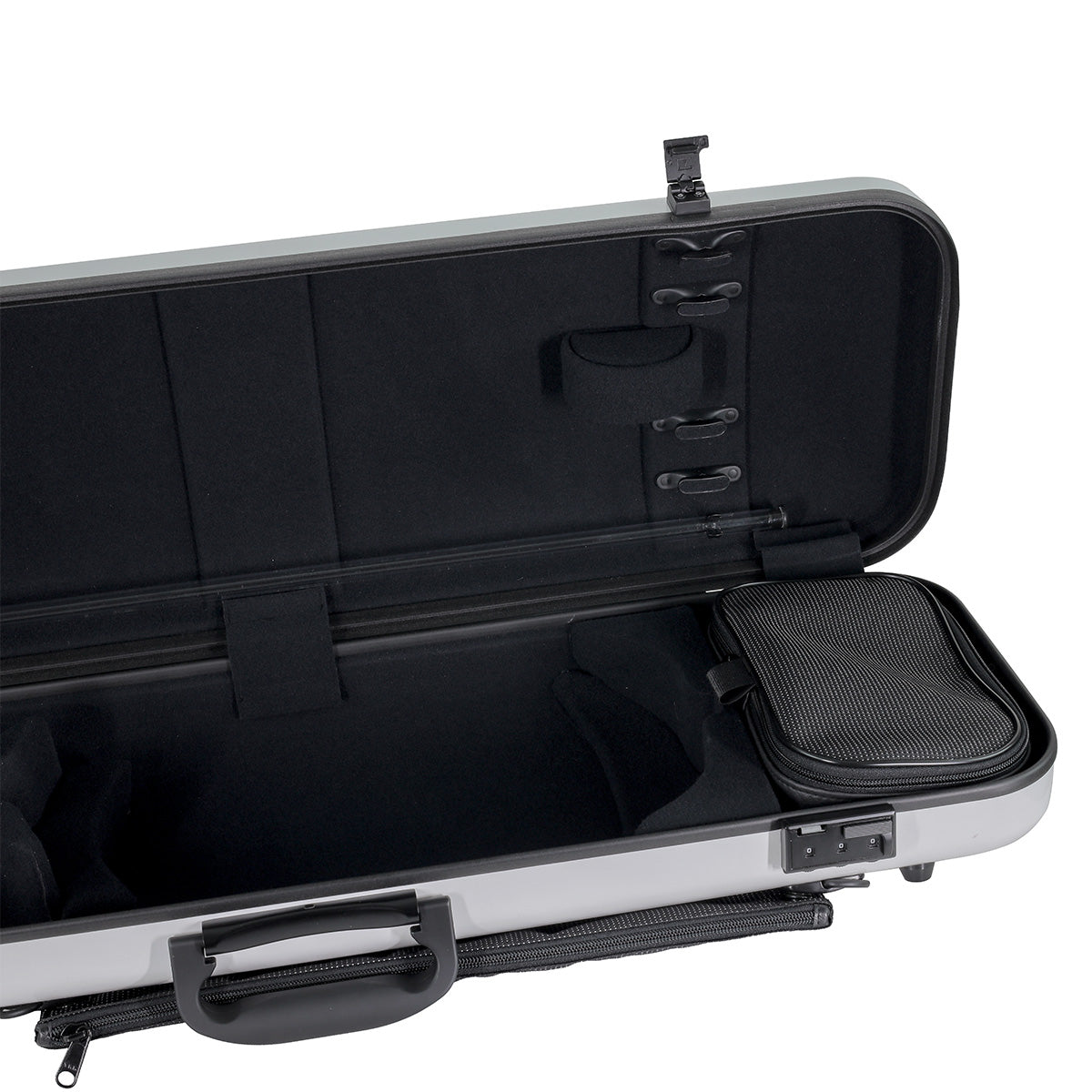 GEWA Air 2.1 Oblong Violin Case with Subway Handle White Gloss 4/4