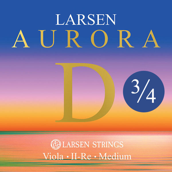Larsen Aurora Viola D String Medium 15" (3/4)