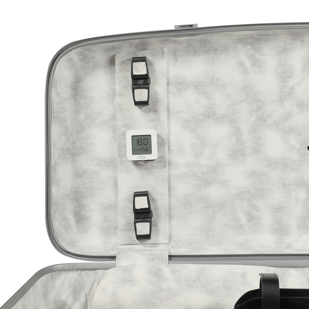 JML Carbon Fibre Adjustable 2.3 Oblong Viola Case Flora Orange 15-16.5"