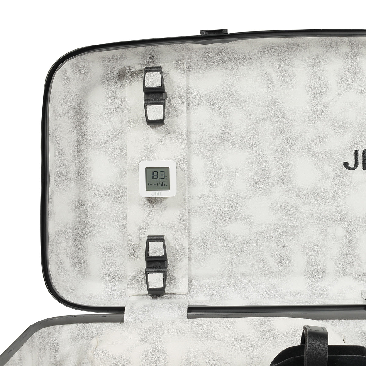 JML Carbon Fibre Adjustable 2.3 Oblong Viola Case Black 15-16.5"