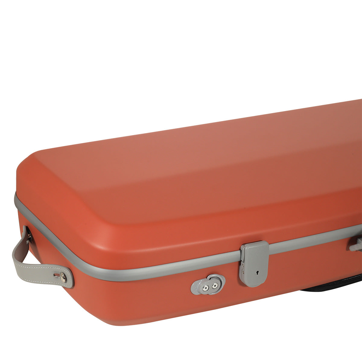 JML Carbon Fibre Adjustable 2.3 Oblong Viola Case Flora Orange 15-16.5"