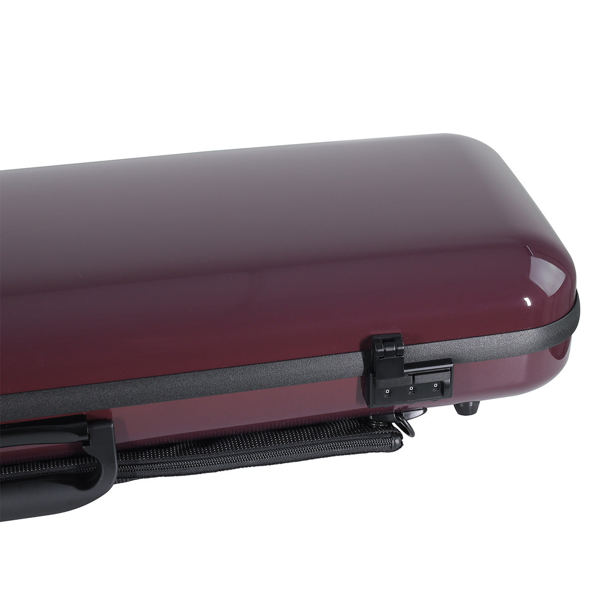 GEWA Air 2.1 Oblong Violin Case with Subway Handle Purple Gloss 4/4