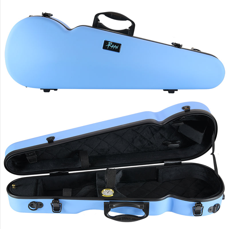 RAAN Shaped Violin Case Baby Blue 1/8-1/10