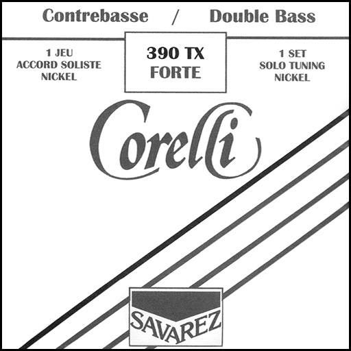 Corelli Double Bass Set Solo Nickel Forte-TX 390TX - Special Order Only