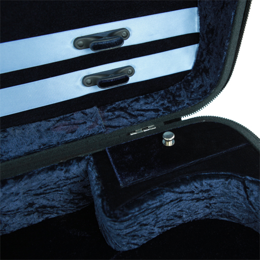 GEWA Concerto Double Case for 2 Violins Black/Blue
