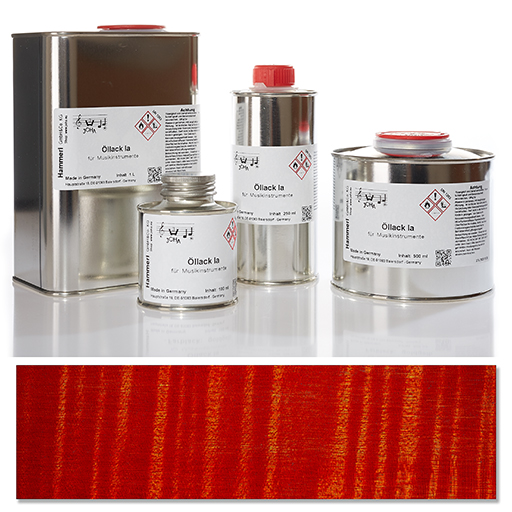 Hammerl Oil Colour Varnish Ia, Red, 50ml