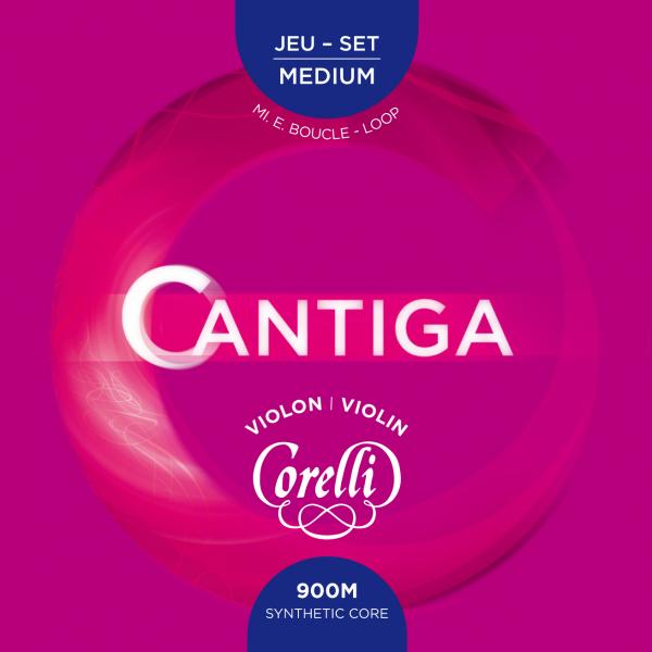 Corelli Cantiga Violin, Set (Med/Ball), 4/4