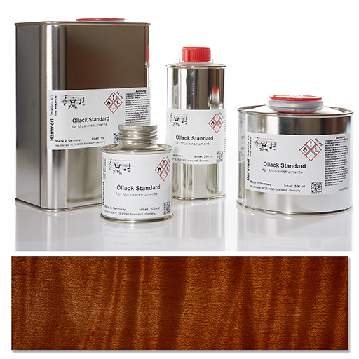 Hammerl Oil Colour Varnish Standard, Red Brown, 500ml