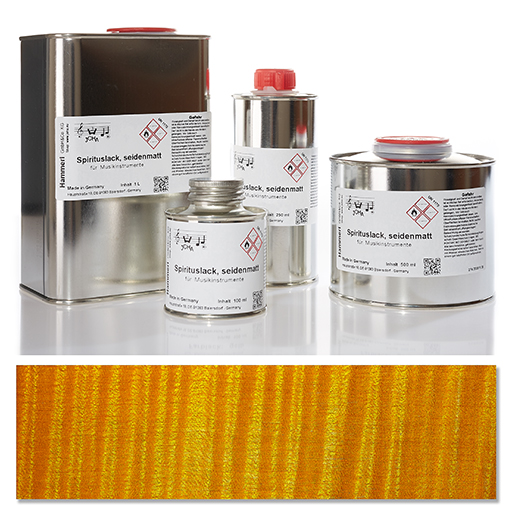 Hammerl Spirit Colour Varnish, Silky, 1L, Yellow