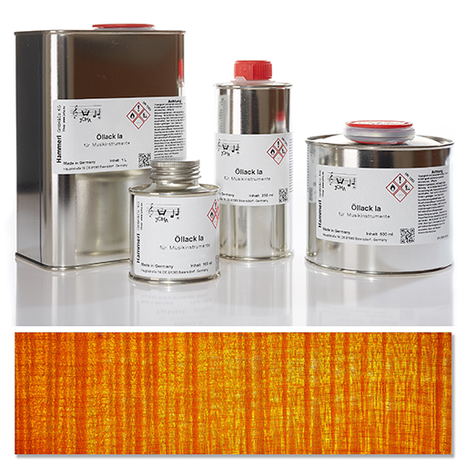 Hammerl Oil Colour Varnish Ia, Golden Yellow, 100ml