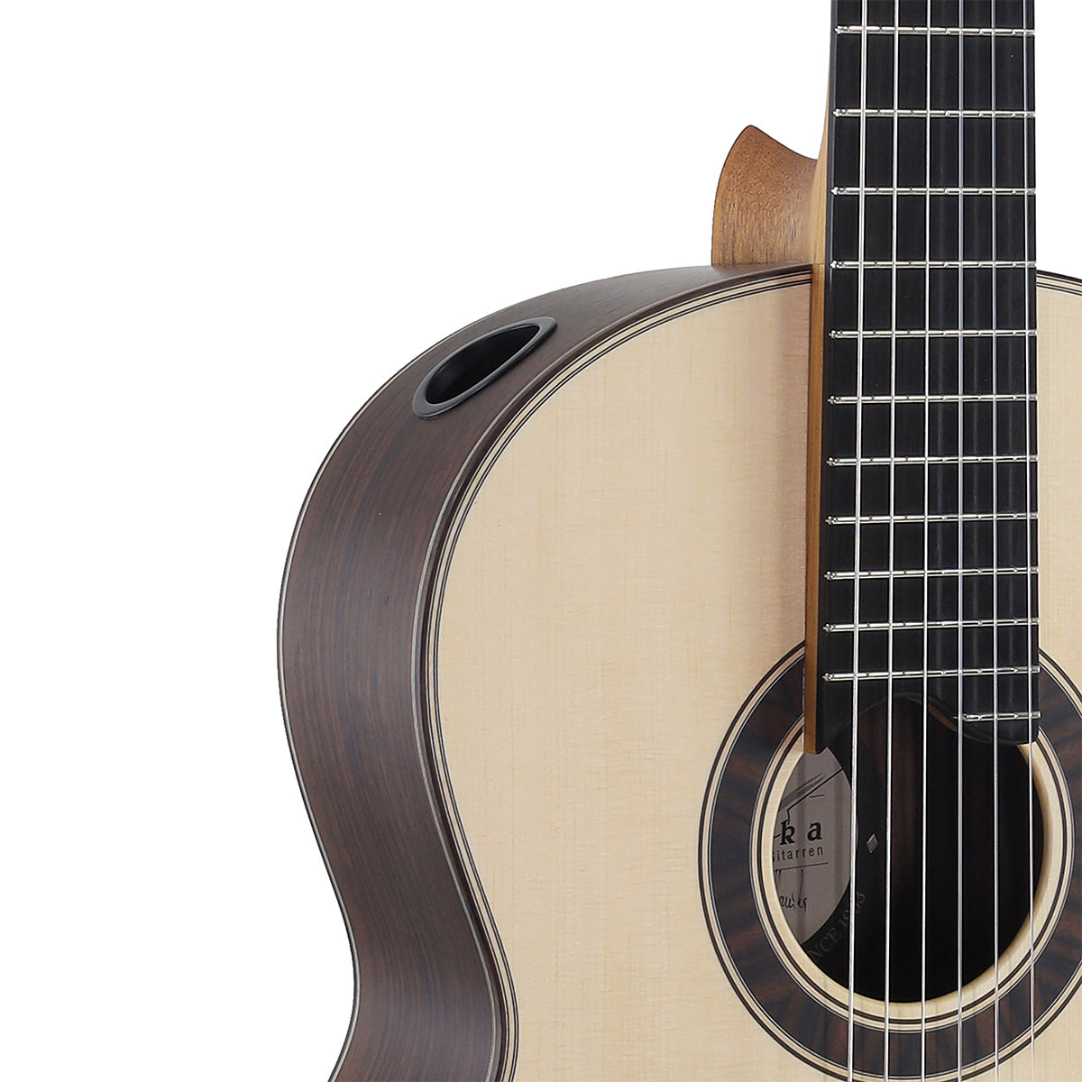 Hanika New Century Lattice Concert Line Classical Guitar with Hiscox Case