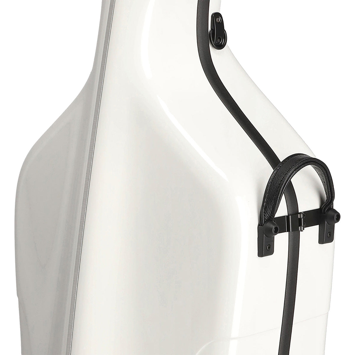 GEWA Air 3.9 Cello Case White Gloss with Red Interior