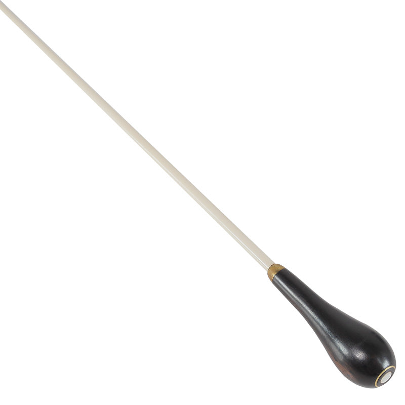 Takt Carbon Fibre Conductors Baton with Pear-Shaped Ebony Handle, Parisian Eye and Brass Ferrule 15"