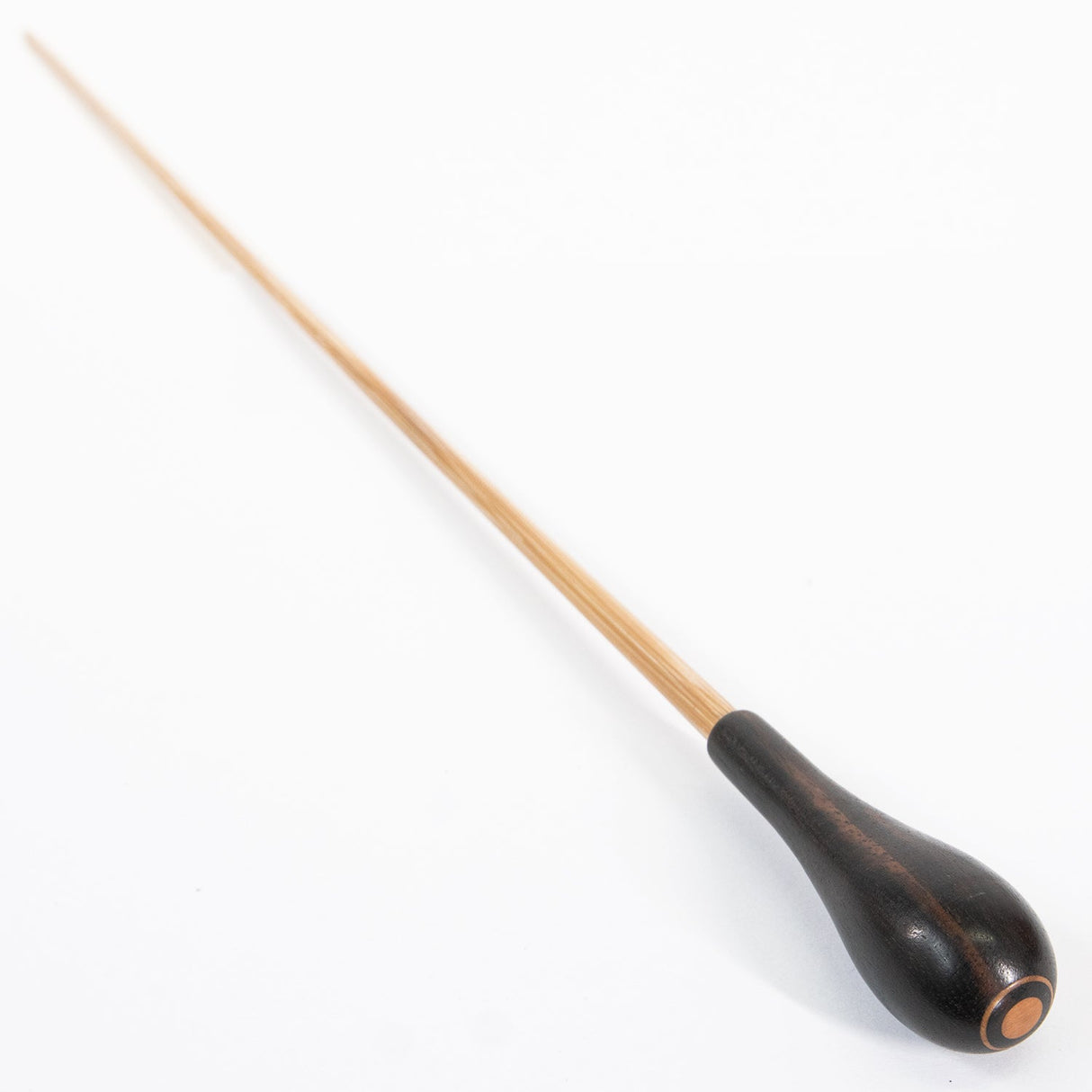 Takt Wooden Conductors Baton with Pear-Shaped Ebony Handle and Boxwood Parisian Eye 15"